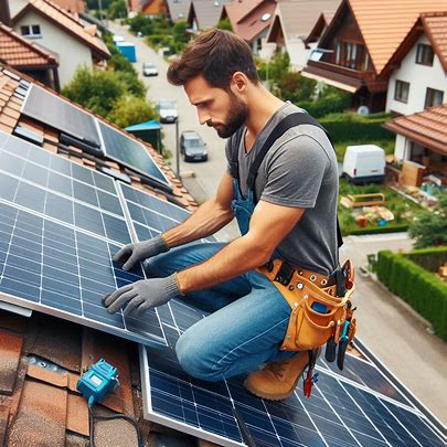 installing solar panels